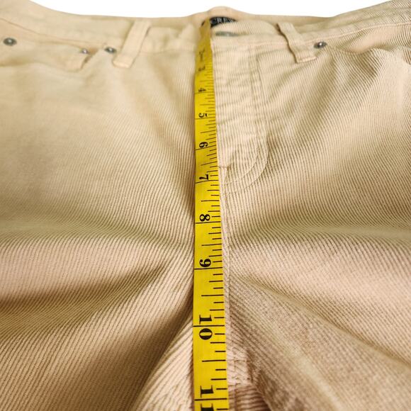 J Crew Womens High Rise Slim Demi Boot Pant in Corduroy Size 28 Tan Ankle Crop - Picture 11 of 13